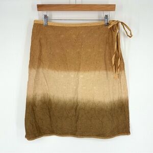 Studio M Jeans Vintage 90s / Y2K Tie Dye Hippie Bohemian Cotton Skirt